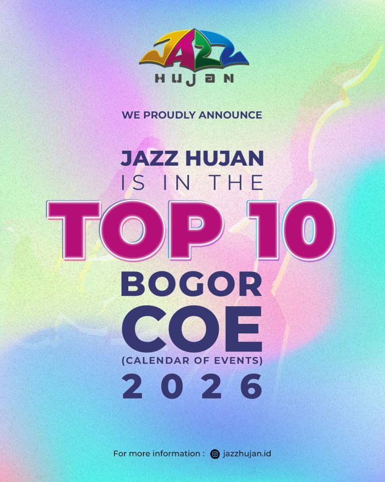 Disparbud Kota Bogor Umumkan 10 Event Unggulan COE 2026, Salah Satunya Jazz Hujan!