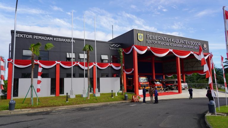 Pos Damkar Sektor Sentul City Diresmikan, Perkuat kesiapsiagaan Bencana Kebakaran di Kabupaten Bogor