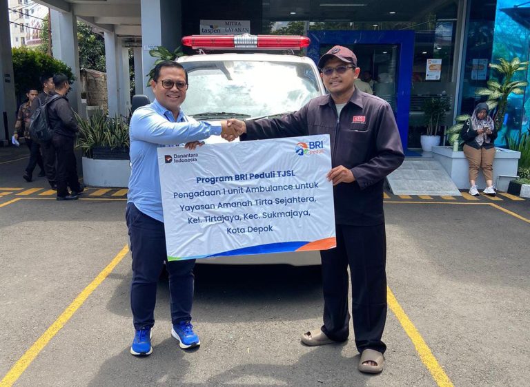 BRI KC Depok Salurkan TJSL Berupa Ambulance Untuk Yayasan Amanah Tirta Sejahtera