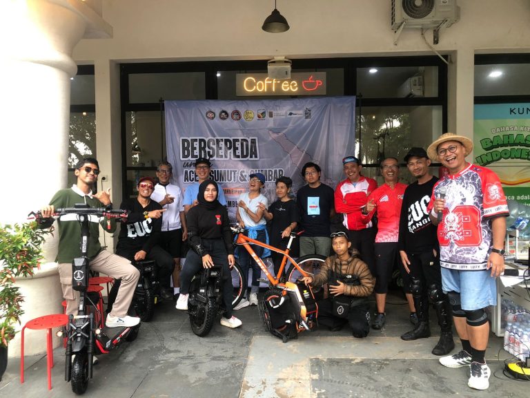 Ratusan Pesepeda dari Berbagai Komunitas Ikuti Gowes Charity “Bersepeda untuk Aceh, Sumut & Sumbar” 
