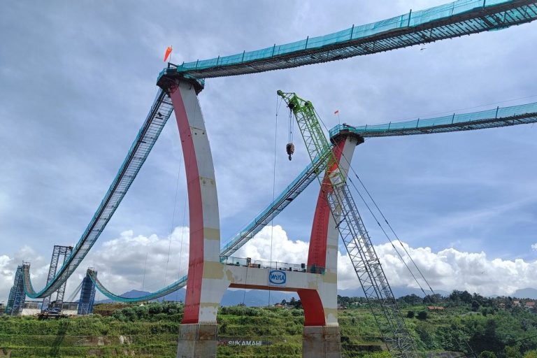 Pembangunan Jembatan Kaca Sukamahi Puncak Bogor Jadi Sorotan, Ditargetkan Rampung Pertengahan 2026