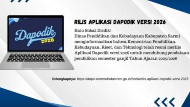 Aplikasi Dapodik Terbaru 2026 Rilis, Ini Fitur Baru dan Cara Instalasinya