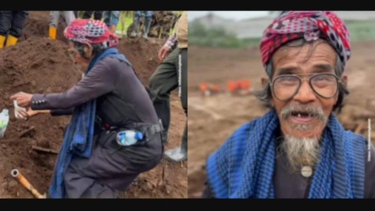 Bukan Alat Berat, Tapi Doa: Kisah Abah di Lokasi Longsor Cisarua