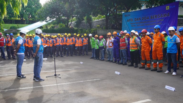 PLN UP3 Bogor Gelar Apel Siaga Nataru 2026 dan Doa Bersama untuk Korban Banjir & Longsor di Aceh, Sumatera Utara, dan Sumatera Barat