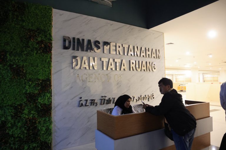 Dinas Pertanahan dan Tata Ruang Resmi Beroperasi di Mall