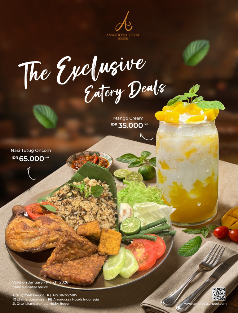 Nikmati Kelezatan Otentik dalam Promo “The Exclusive Eatery Deals” di Amaroossa Royal Bogor