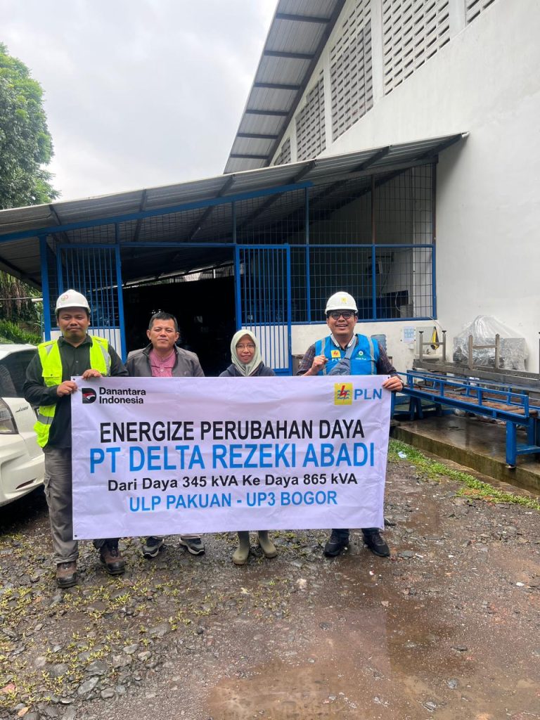 PLN Laksanakan Penyalaan Tambah Daya PT Delta Rezeki Abadi Dukung Keandalan Produksi AMDK