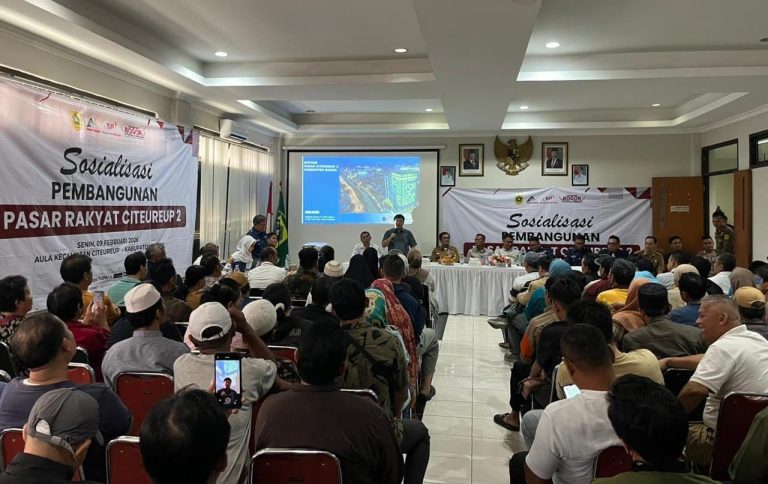 Pasar Tohaga Akan Bangun Pasar Citeureup Berkonsep Modern-Tradisional