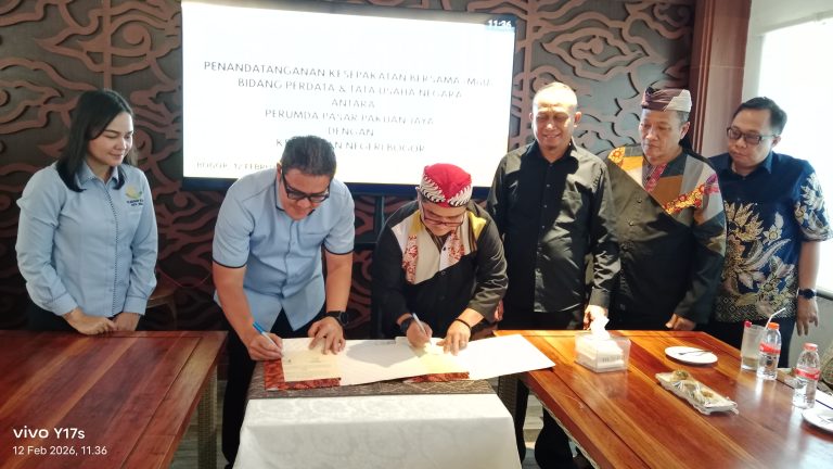 Perumda Pasar Pakuan Jaya Dan Kejaksaan Negeri Kota Bogor Perkuat Sinergi Melalui Mou Bidang Perdata dan Tata Usaha Negara