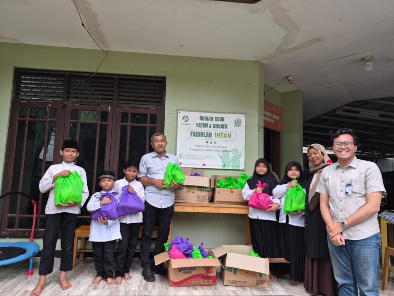 BRI KC Mabes TNI Cilangkap Berbagi Jumat Berkah ke Rumah Asuh Yatim dan Duafa Fadhilah Insan