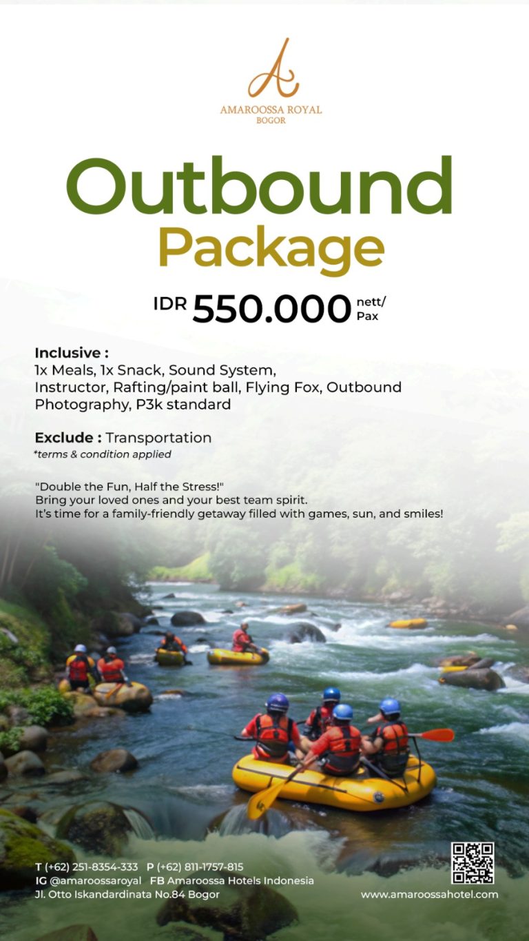 Amaroosa Royal Bogor Hadirkan Solusi Team Building Melalui Paket Outbound Eksklusif IDR 550.000/pax