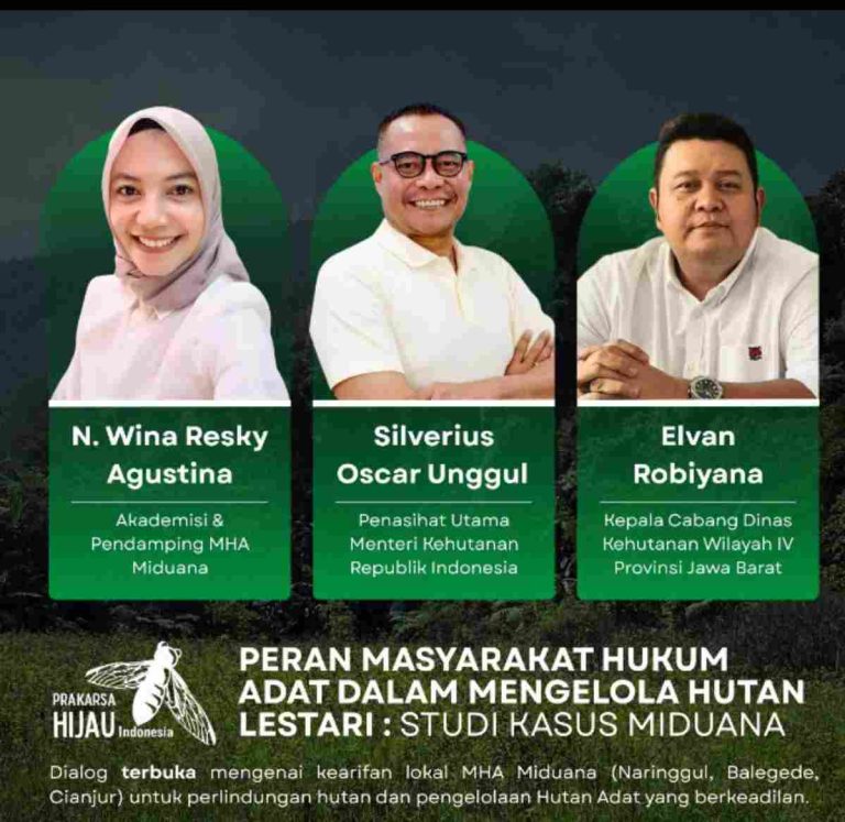 Peran Masyarakat Adat Miduana dalam Kelola Hutan Lestari Dibahas dalam Dialog Terbuka