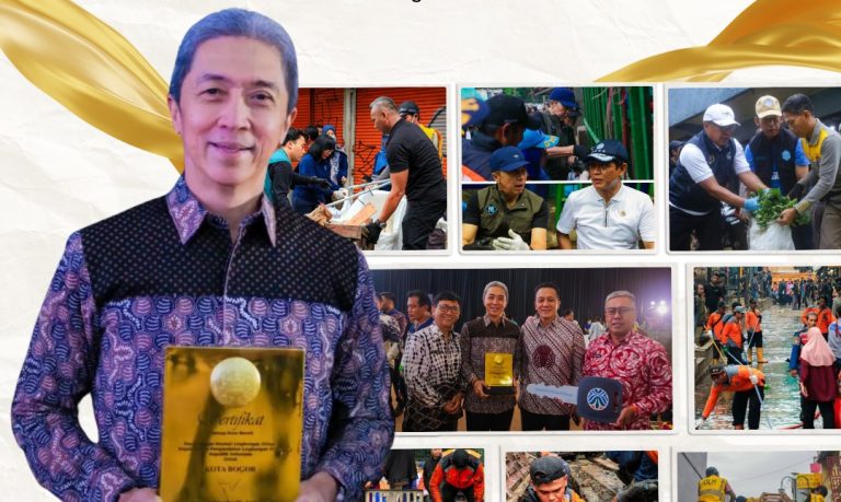 Kota Bogor Raih Predikat Kota Menuju Bersih dari Menteri Lingkungan Hidup