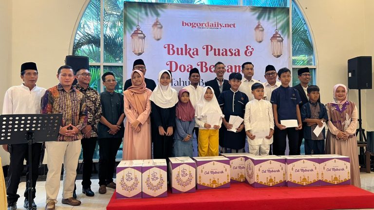 Rayakan Satu Dekade Bogordaily.net Berbagi dengan Anak Yatim di Malam Ramadan