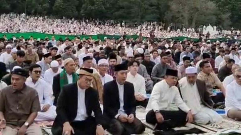 Momentum Idulfitri di Kebun Raya Bogor, Ribuan Warga Rayakan Kebersamaan