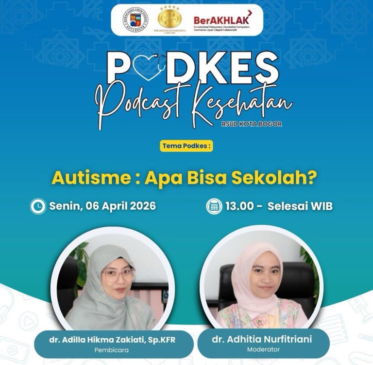 RSUD Kota Bogor Gelar Podcast Kesehatan Bahas Autisme