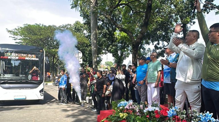 Pemkab Bogor Launching Ujicoba 4 Bus Listrik Rute Bojong Gede-Sentul, Gratis!