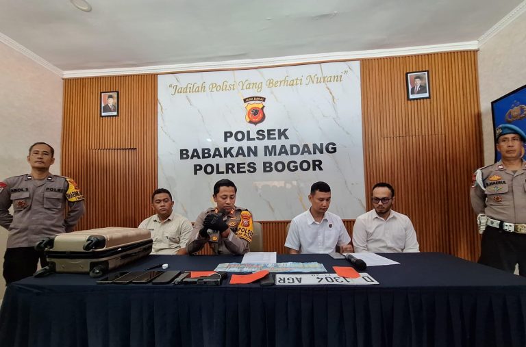 Polisi Ungkap Kasus Investasi Bodong Hingga Rp.125 Juta di Babakan Madang Bogor, 4 Pelaku Diamankan 8 DPO