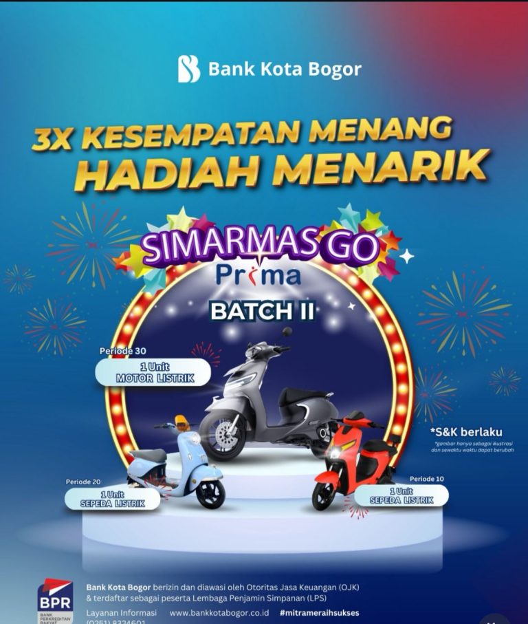 Bank Kota Bogor Luncurkan SIMARMASGO Batch II, Tabungan Berhadiah Dorong Disiplin Menabung