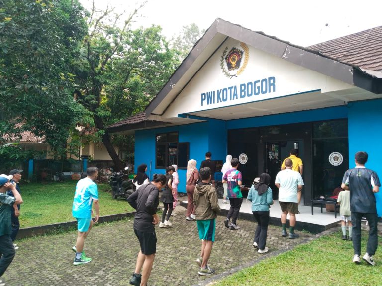 Semangat Kebersamaan, PWI Kota Bogor Gelar Jumat Sehat Wartawan