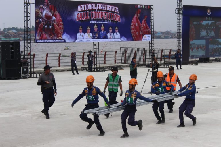 2 Tim Damkar Kabupaten Bogor Masuk Babak ke 6 Besar di Ajang National Firefighter Skill Competition 2026
