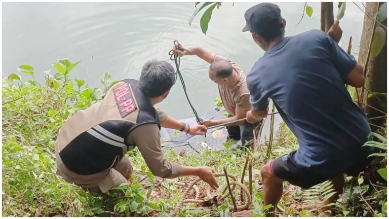 Heboh! Mayat Pria Ditemukan Mengambang di Danau Binong Cileungsi, Warga Awalnya Kira Sampah