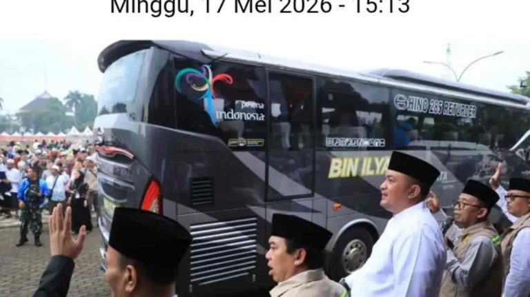 335 Jemaah Haji Kloter 24 Kabupaten Bogor Dilepas Bupati Rudy Menuju Tanah Suci