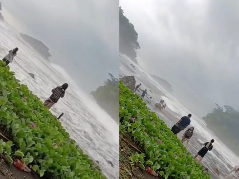 Viral Wisatawan Tewas Terseret Ombak di Pantai Madasari Pangandaran, Detik-detiknya Terekam Kamera