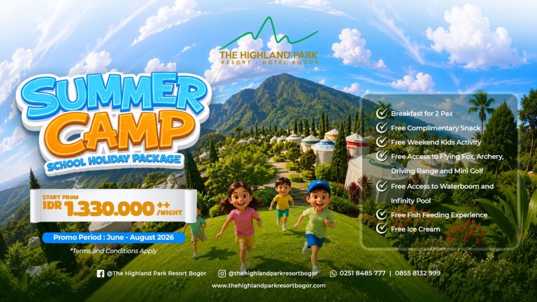 Destinasi Healing Liburan Sekolah di The Highland Park Resort Bogor, Cek Promonya Disini
