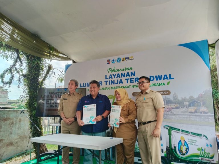 Gandeng Transpakuan dan Dinas PUPR,Perumda Tirta Pakuan Luncurkan Layanan Lumpur Tinja Terjadwal