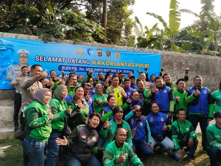 Kakorlantas Polri Ajak Ojol Bogor Jadi Pelopor Keselamatan Berlalu Lintas