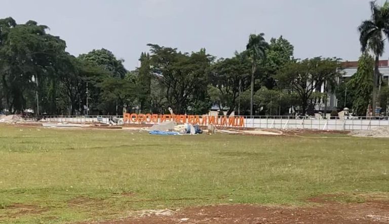 Capai 50 Persen, Pemkab Bogor Percepat Pembangunan Alun-alun Tegar Beriman hingga Juni 2026