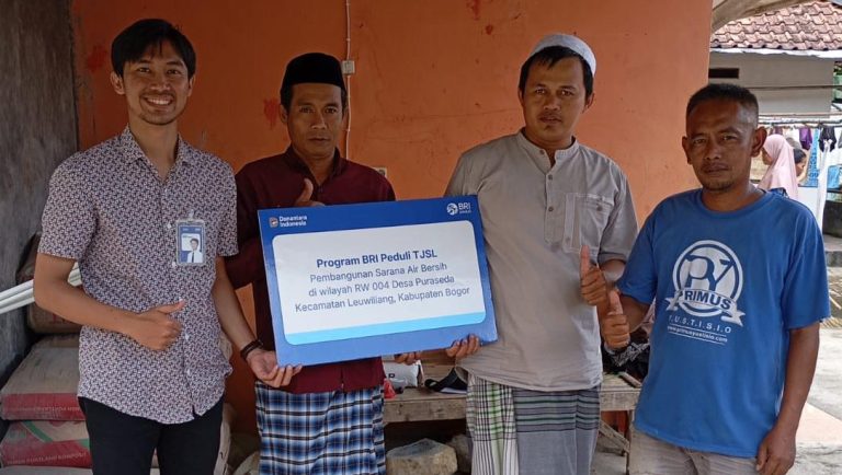 BRI Bogor Dewi Sartika Salurkan Bantuan TJSL ke Sejumlah Wilayah di Kabupaten Bogor