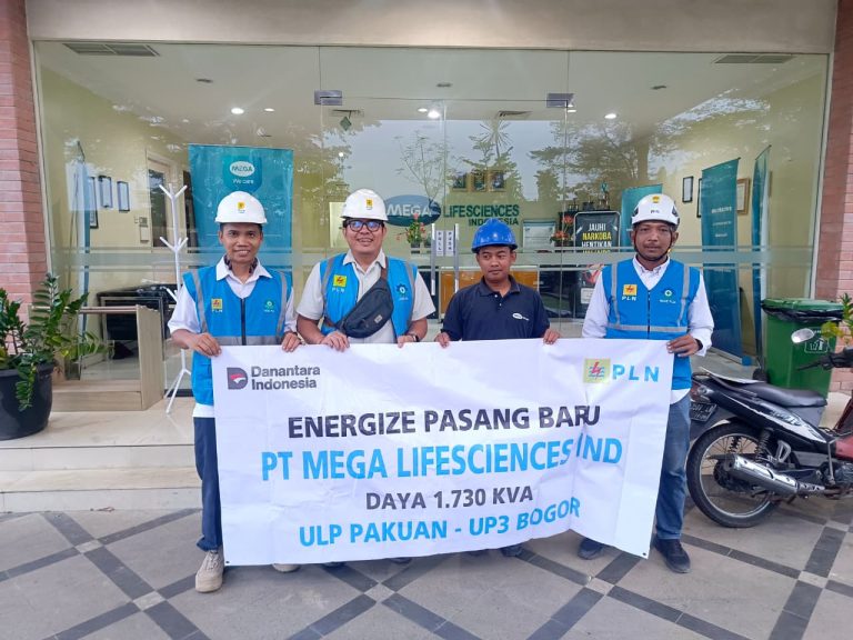 Akomodir Kebutuhan Pelanggan, PLN UP3 Bogor Berhasil Laksanakan Penyalaan Listrik PT Mega Lifesciences Indonesia
