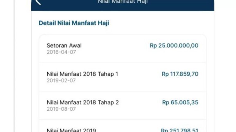 Cara Cek Saldo di Aplikasi BPKH Terbaru 2026, Simak Penjelasan Nilai Manfaat
