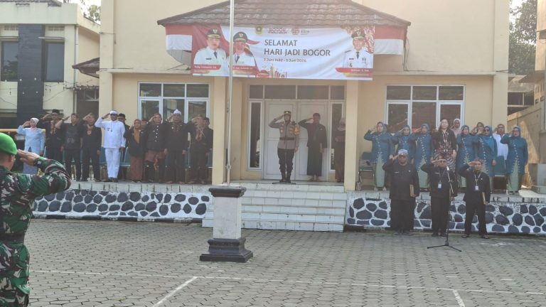 HJB ke-544 Kabupaten Bogor, Kapolsek Megamendung Pimpin Upacara dan Tekankan Sinergi Jaga Kamtibmas