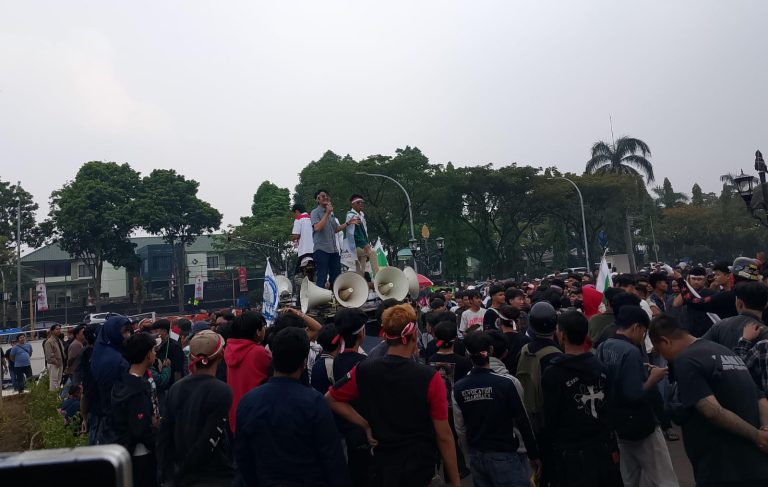 Ratusan Massa HPPMI Gelar Aksi di Cibinong, Minta Pemerintah Tuntaskan Sengketa Lahan di Cijeruk dan Cigombong