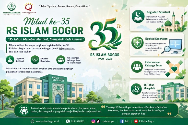 Milad ke-35 RS Islam Bogor: Wujud Syukur dan Komitmen Melayani Ummat