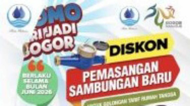 Sambut HJB 544, Tirta Pakuan Hadirkan Promo Pasang Baru Gratis untuk Rumah Ibadah dan Diskon Spesial untuk Kategori Rumah Tangga