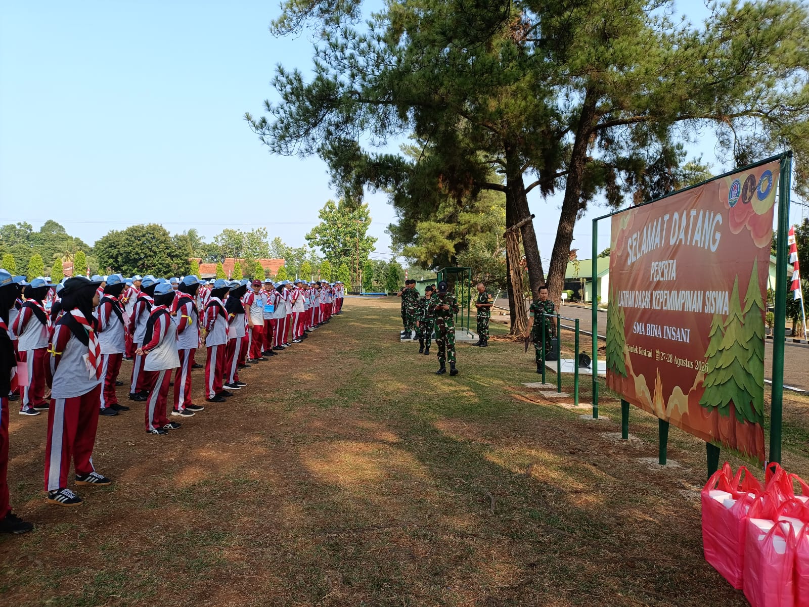 Sekolah Bosowa Bina Insani Unit SMA Gelar Kegiatan LDKS-DIKLATSAR, Kerja Sama dengan Kostrad